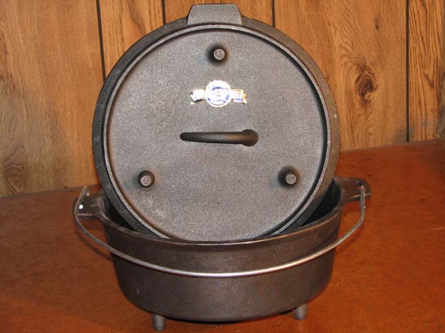 CAMPING DUTCH OVEN (NATURAL) CAST IRON